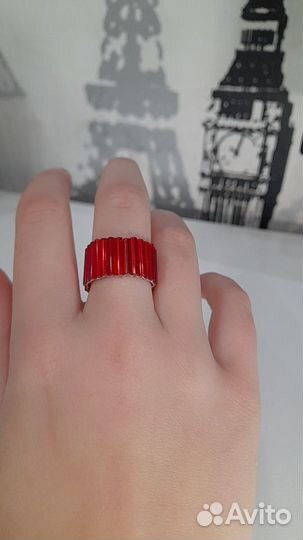 Колечко из бисера/стекляруса