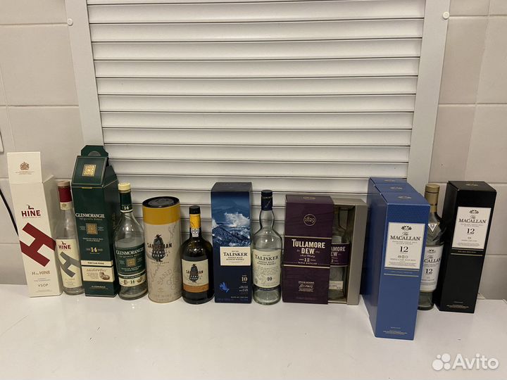 Пустые бутылки от алкоголя