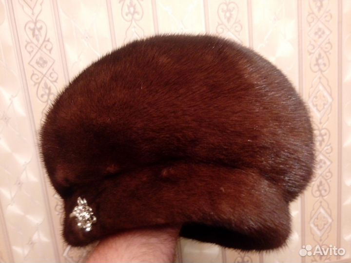 Норковый женский берет