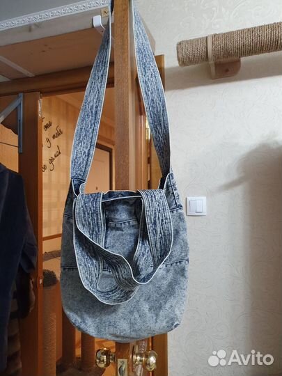 Сумки - кожаная и джинсовые
