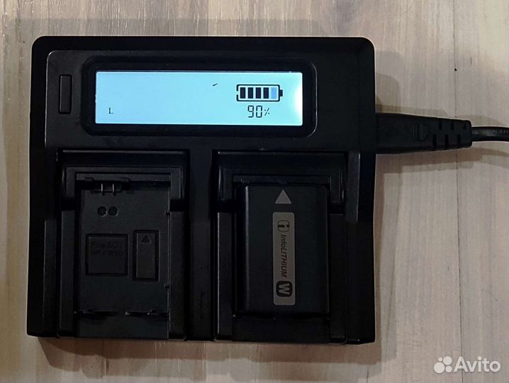 Зарядное устройство для sony NP-FW50 на два слота