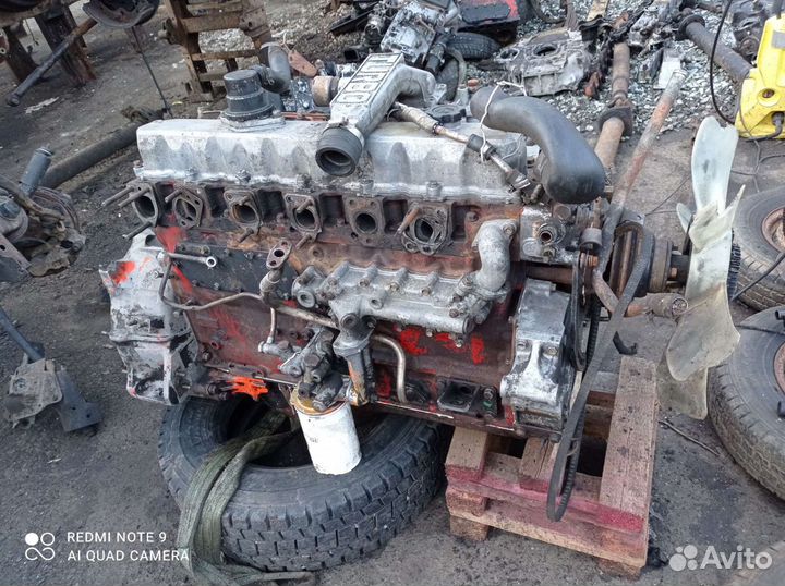 Двигатель H07C в разборе, Хино Ренджер