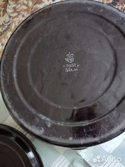 Кастрюля эмалированная, Времён СССР, 40 л