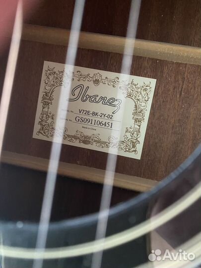 Акустическая гитара ibanez