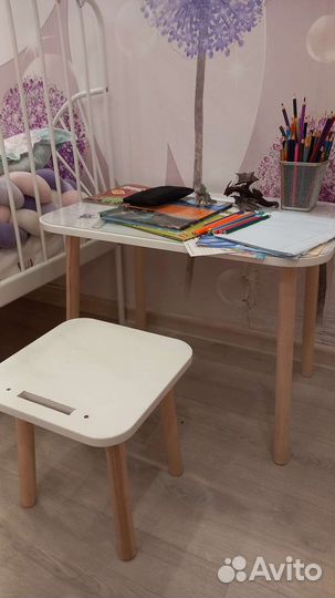 Детский стол и стул