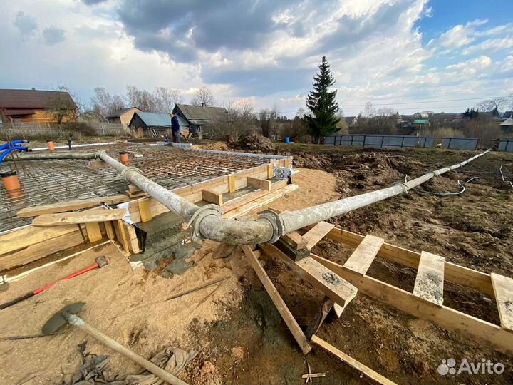 Услуги линейного бетононасоса в Солнечногорске
