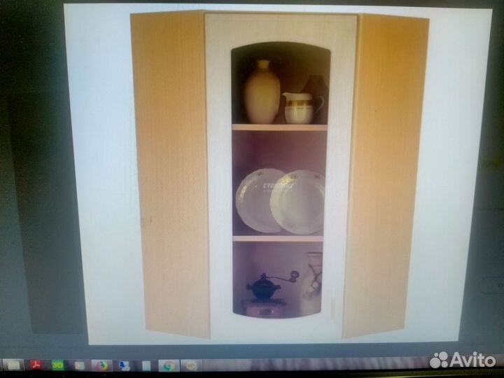 Угловая полка для кухни