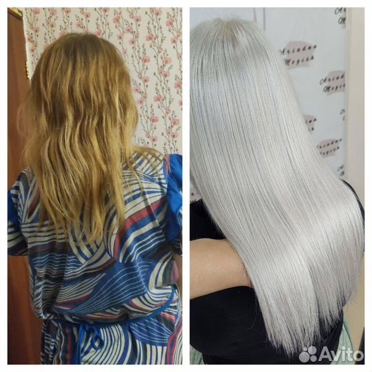 Окрашивание волос модель