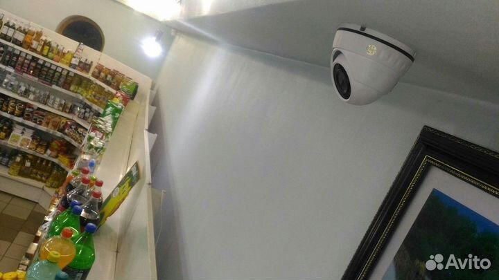 Видеонаблюдение. Купольная QHD камера 5Mpx 3.6 мм