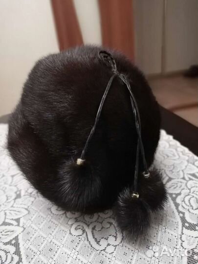 Шапка норковая женская