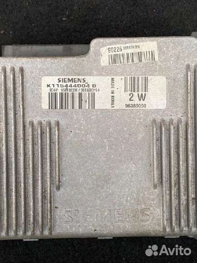 Эбу Daewoo Matiz 96389098 K115444004B