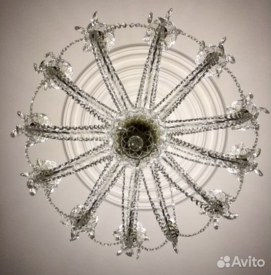 Люстра хрустальная чехия