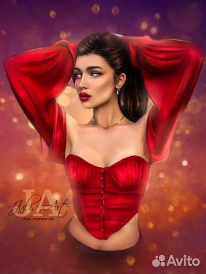 Портрет по фото. Диджетал Арт, Дрим Арт, Под Масло