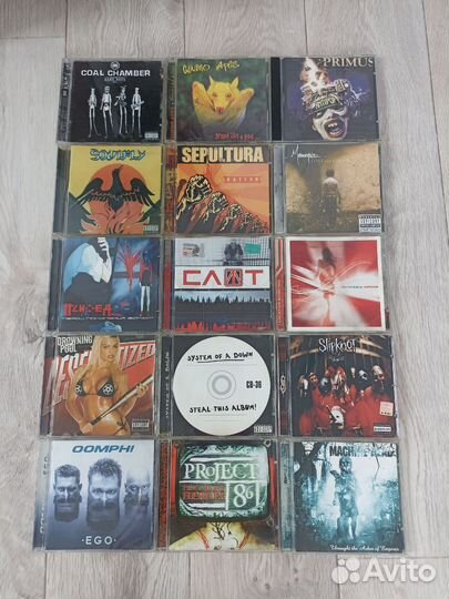 CD диски альтернатива, металл (ч1)