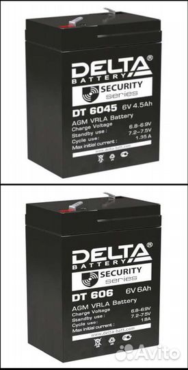 Аккумуляторы 6V для детских элетромотомобилей