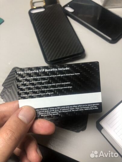 Визитки из (карбона) углеродного волокна