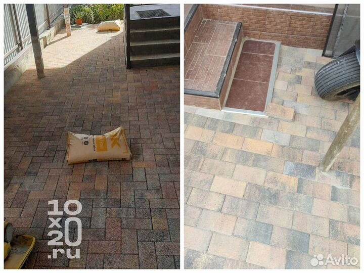 Тротуарная плитка, бордюры, газонная решетка