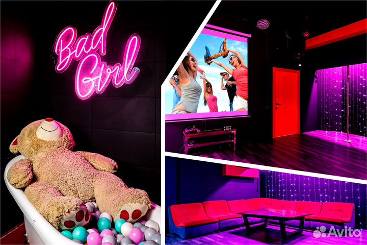 Лофт с Пилоном и Винтажной Ванной