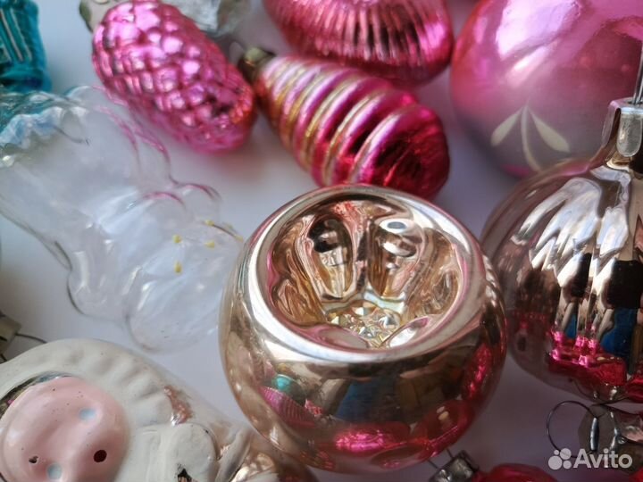 Елочные игрушки СССР одним лотом