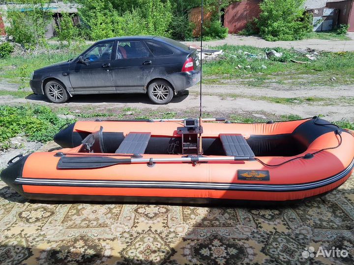 Надувная лодка с мотором бу