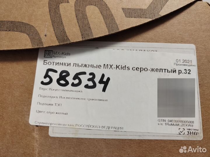 Лыжные ботинки