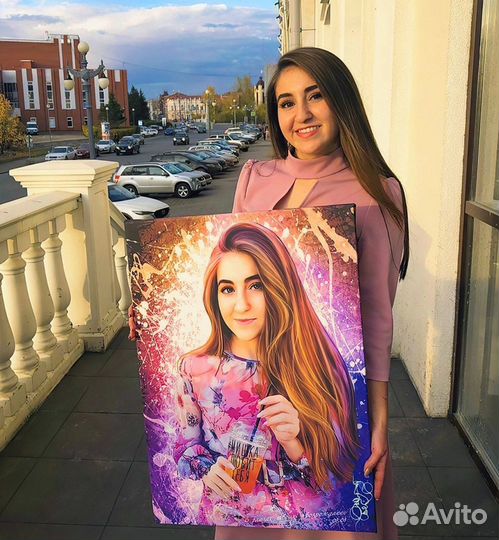 Портрет на холсте по фото Ульяновск