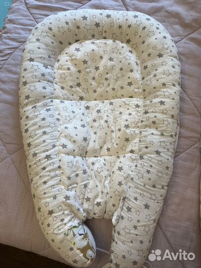Кокон гнездышко матрасик для новорожденных
