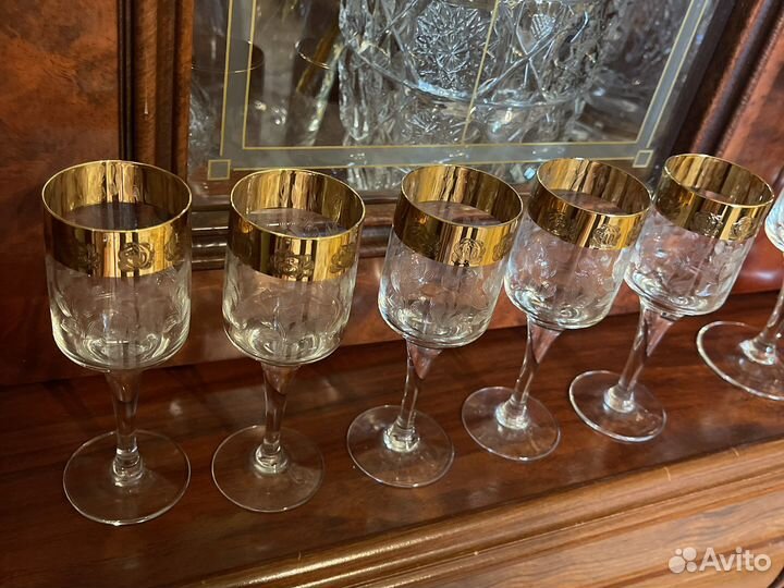 Рюмки хрусталь Bohemia Чехия СССР