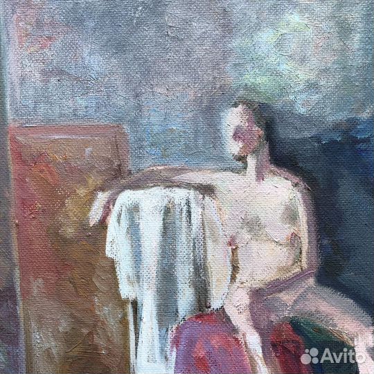 Живопись обнаженная женщина с натуры