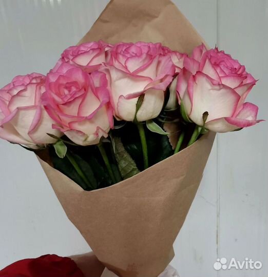 Розы с доставкой, букет роз 101