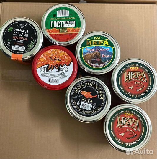 Икра красная оптом
