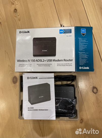 Wifi роутер adsl d-link DSL-2650U