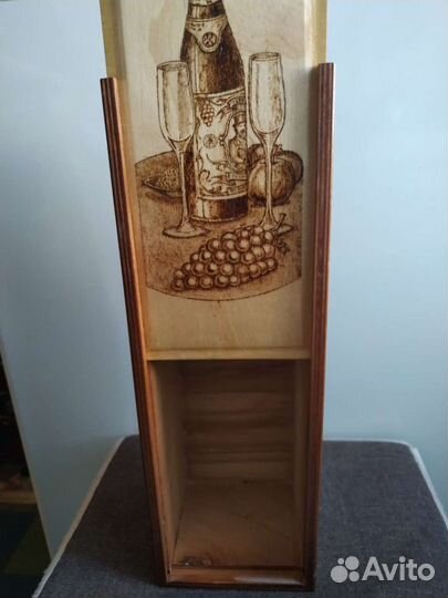 Коробка подарочная деревянная