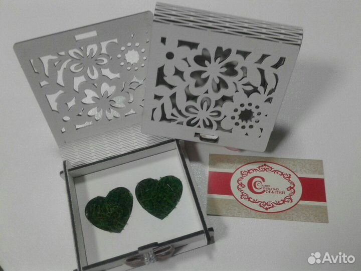 Подставки подушечки шкатулки для колец свадебные