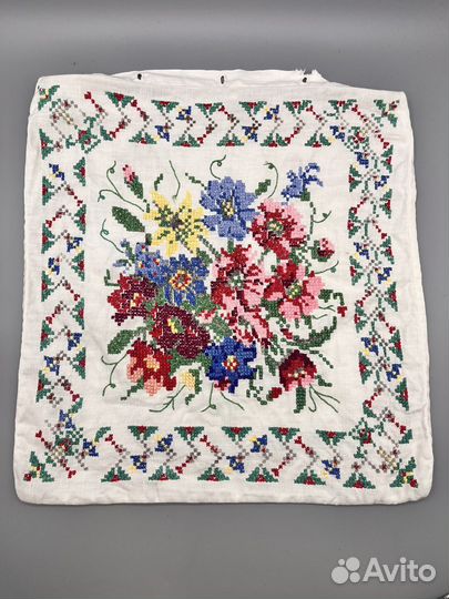 Наволочка расшитая СССР