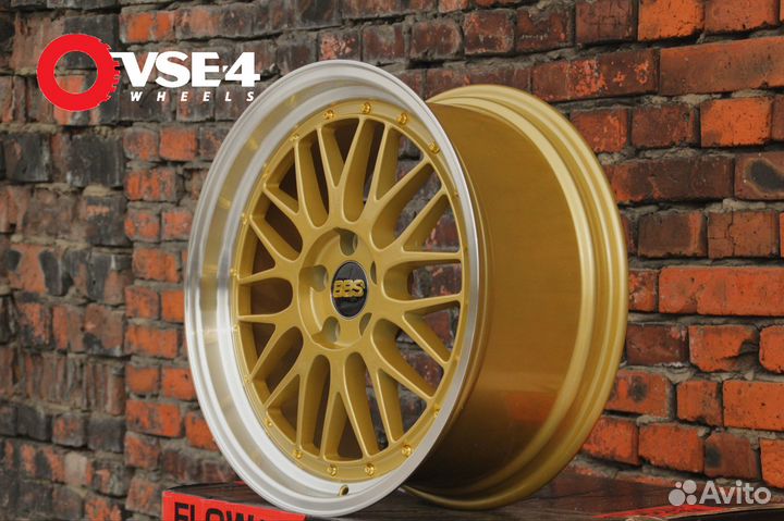 Диски R19 5-120 # BBS LM Gold Machine Lip