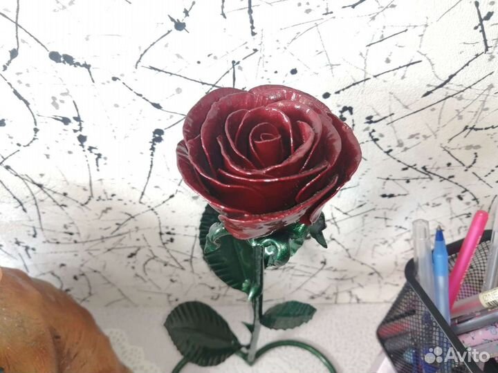 Роза из металла