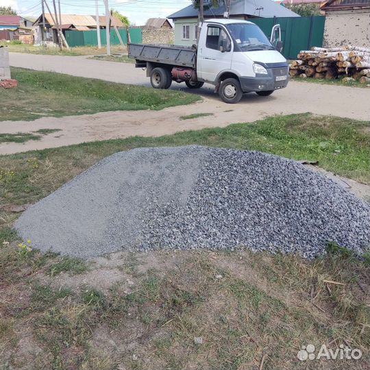 Щебень отсев песок