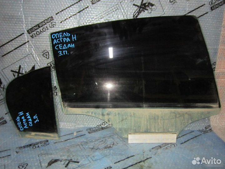 Стекло двери задней правой Opel Astra H
