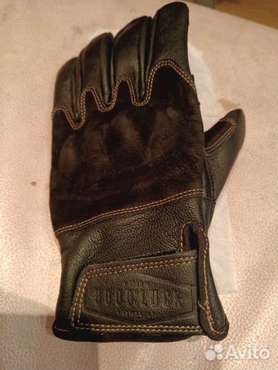 Мотоперчатки кожаные