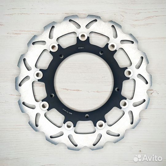 Диск тормозной передний Tarazon ZC924, цвет черный