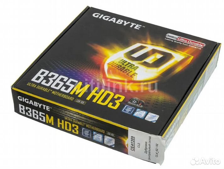 Материнская плата gigabyte B365M HD3 на гарантии