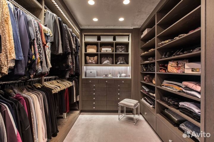 Гардеробная 4 х дверная