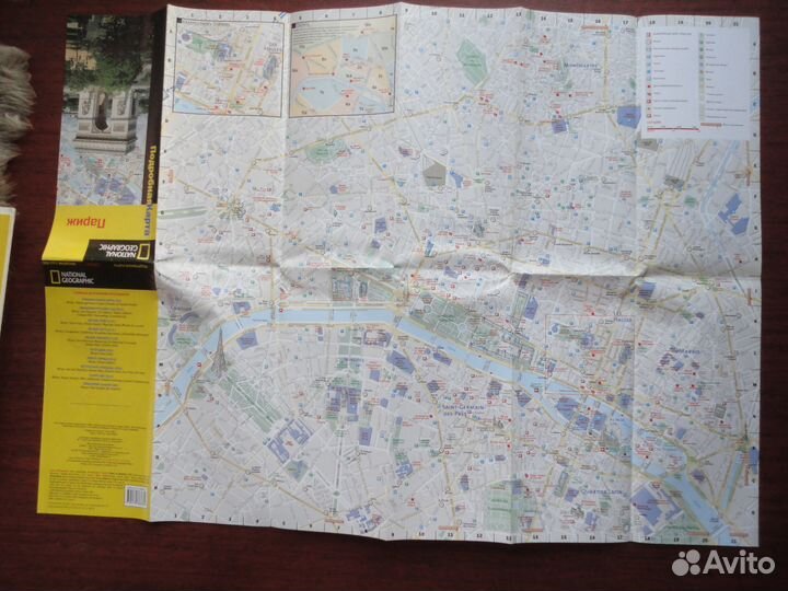 Карта Парижа