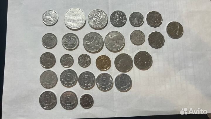 Монеты островных государств