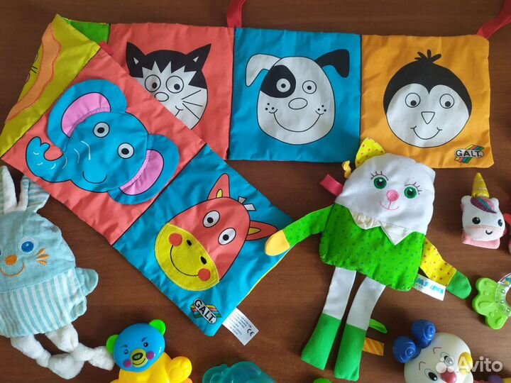 Игрушки погремушки пакетом. Грызунки, шуршалки