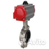 Затвор дисковый поворотный DN.ru 316L-316L-epdm Ду80 Ру16, корпус - нержавеющая сталь, диск - нержав