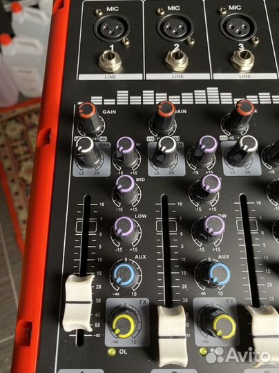 Микшерный Пульт С USB Плеером ZTX audio Mix 5.2.Fx