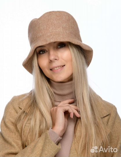 Шапка Панама осень-весна (плотный трикотаж)