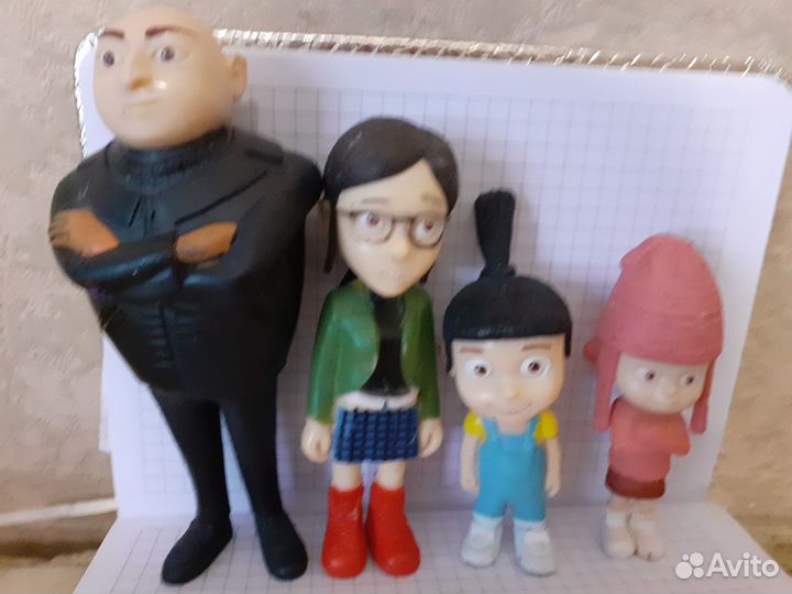 Набор игрушек Гадкий Я, Чак,Леди Баг- Маринет